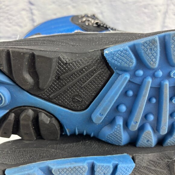 Kamik Boys Youth 4 Luke 3 Blue Black Insulated Waterproof Winter Snow Boots - Picture 12 of 12